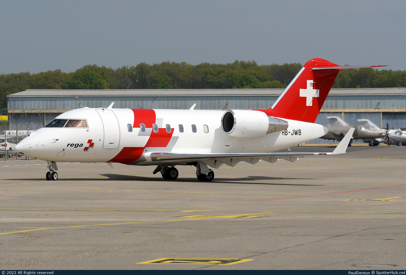 Photo of HB-JWB - Bombardier Challenger 650 operated by Rega Swiss Air-Rescue