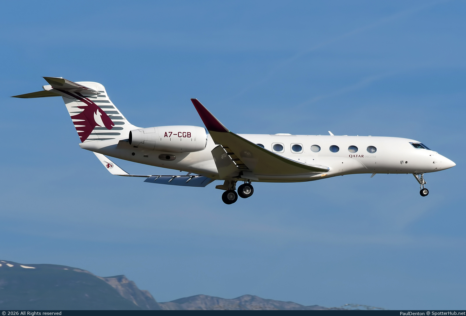 Photo of A7-CGB - Gulfstream G650ER operated by Qatar Executive