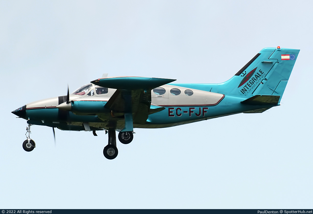 Photo of EC-FJF - Cessna 414 Chancellor operated by Private
