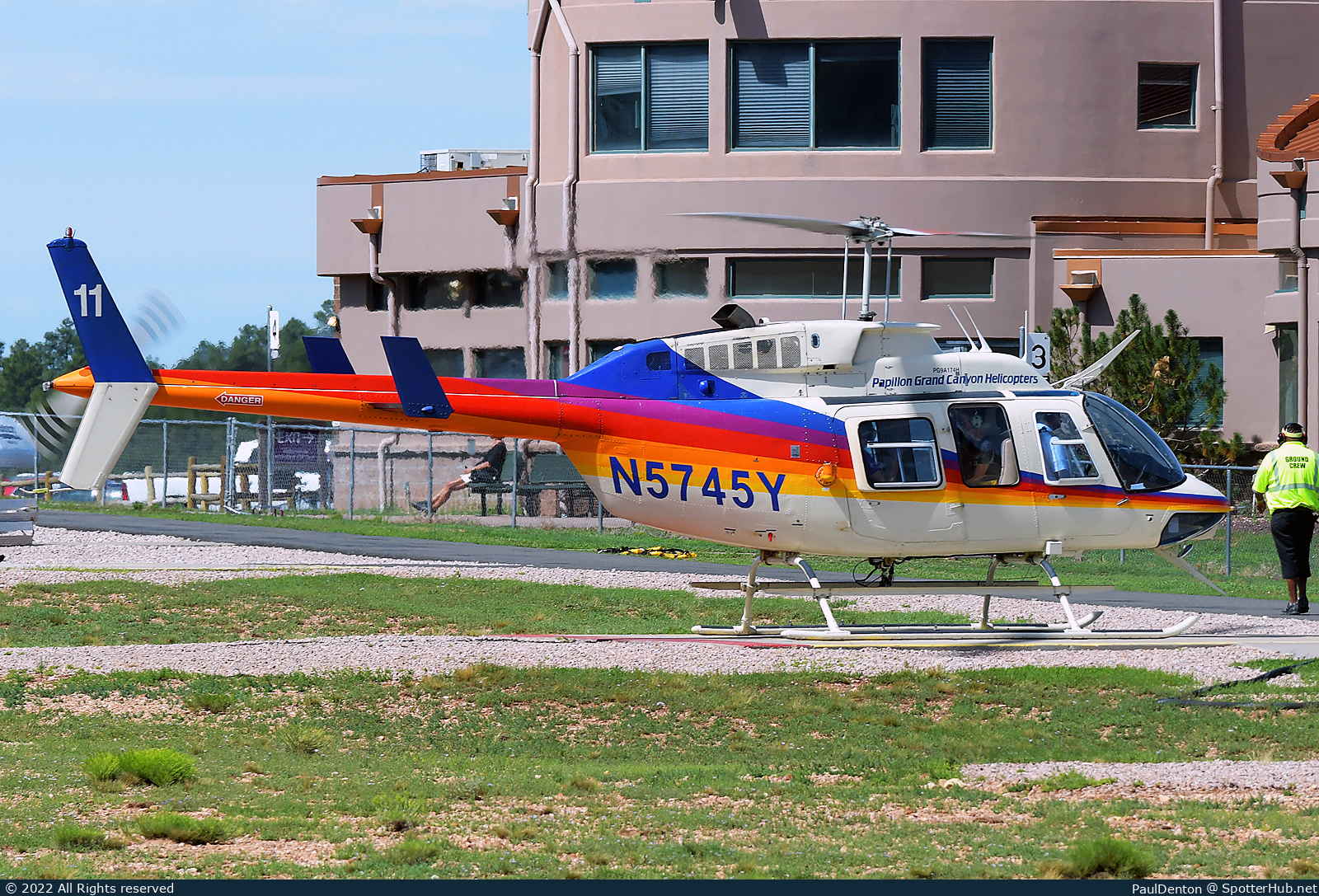 Photo of N5745Y - Bell 206L-1 LongRanger operated by Papillon Helicopters