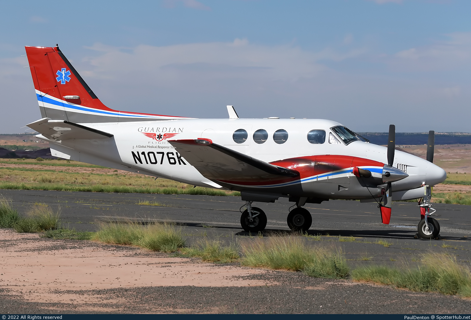 Photo of N1076K - Beechcraft C90B King Air operated by Guardian Flight