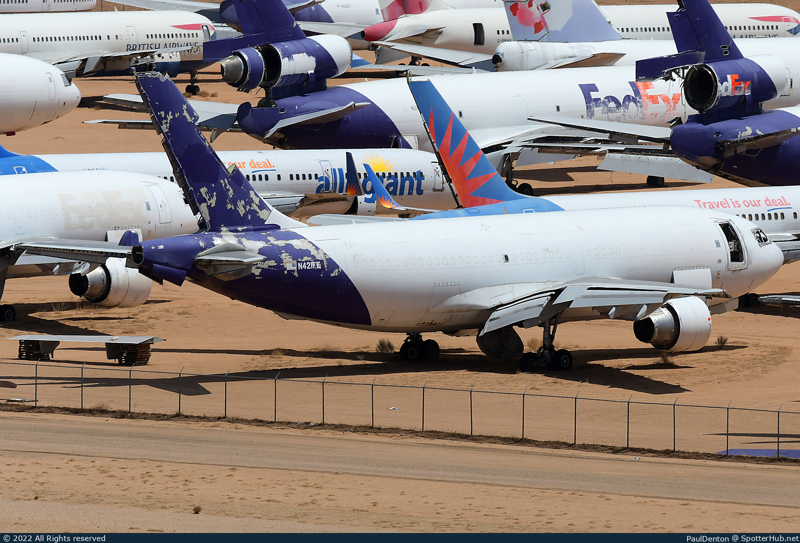 Photo of N421FE - Airbus A310-222(F) operated by FedEx