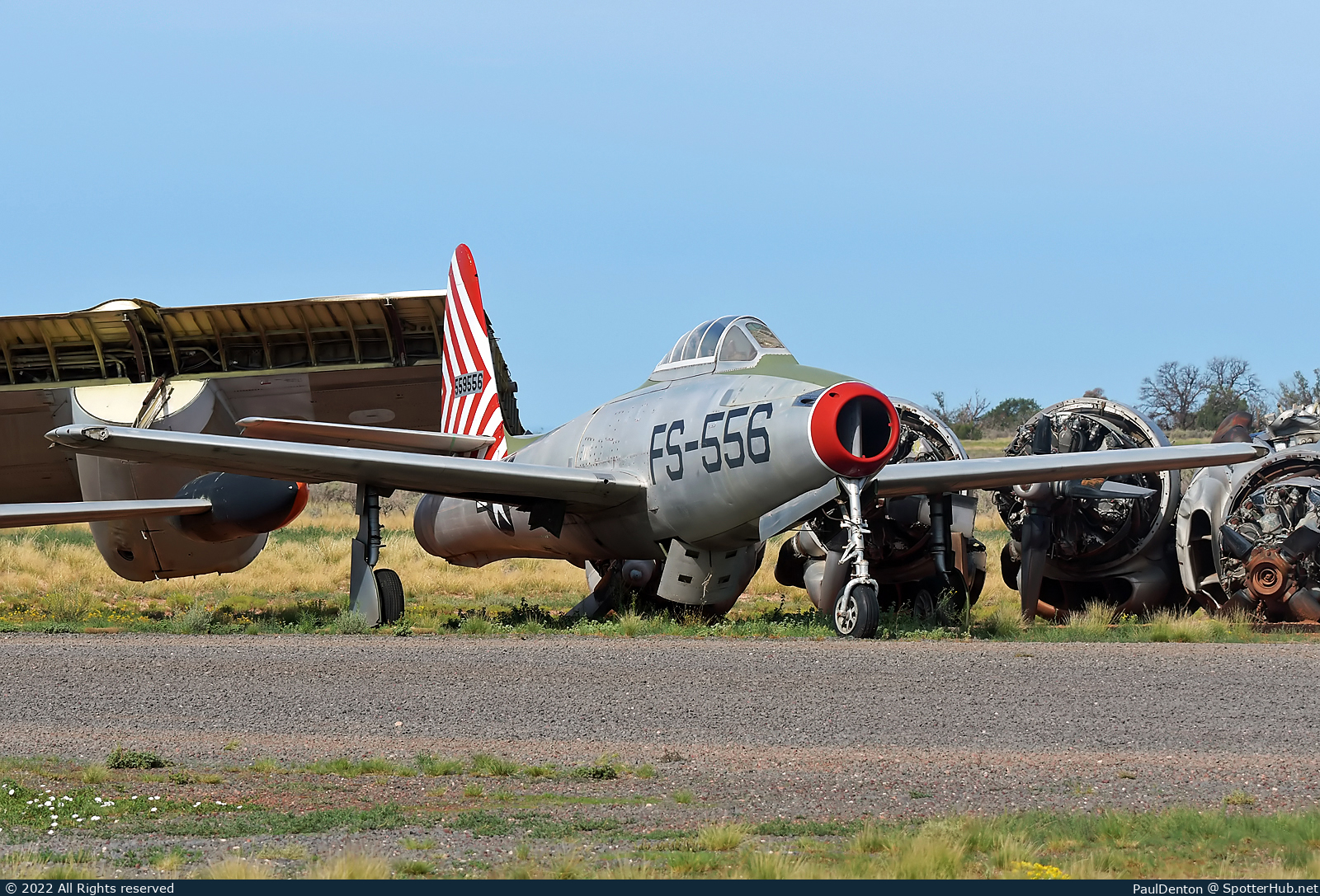 Photo of 45-59556 - Republic P-84B Thunderjet operated by US Air Force