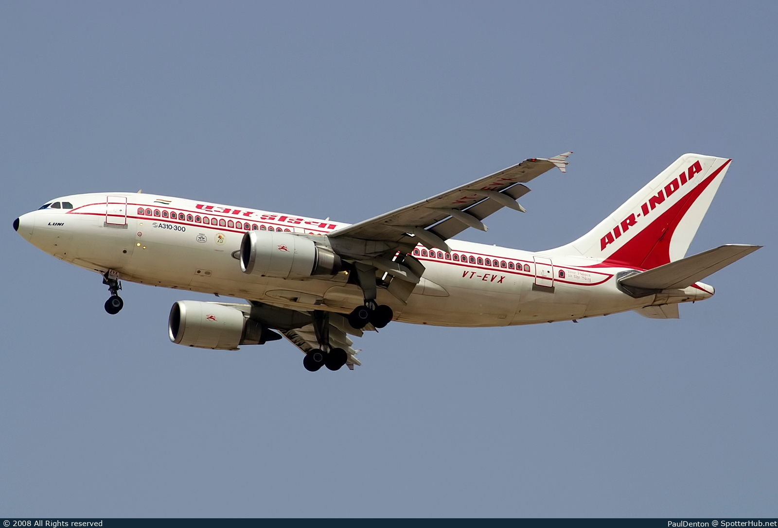 Photo of VT-EVX - Airbus A310-304 operated by Air India