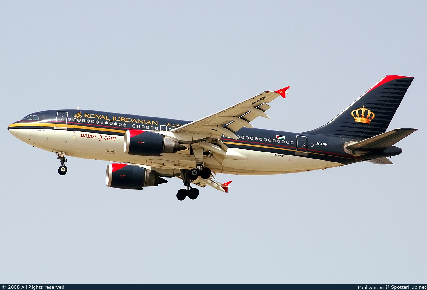 Photo of JY-AGP - Airbus A310-304 operated by Royal Jordanian Airlines