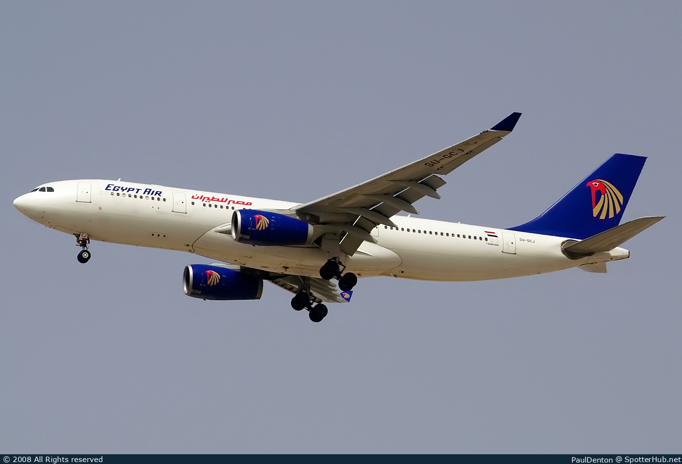 Photo of SU-GCJ - Airbus A330-243 operated by Egyptair