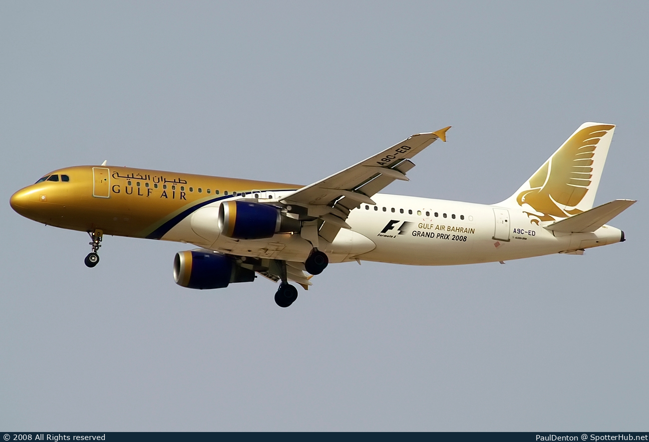 Photo of A9C-ED - Airbus A320-212 operated by Gulf Air