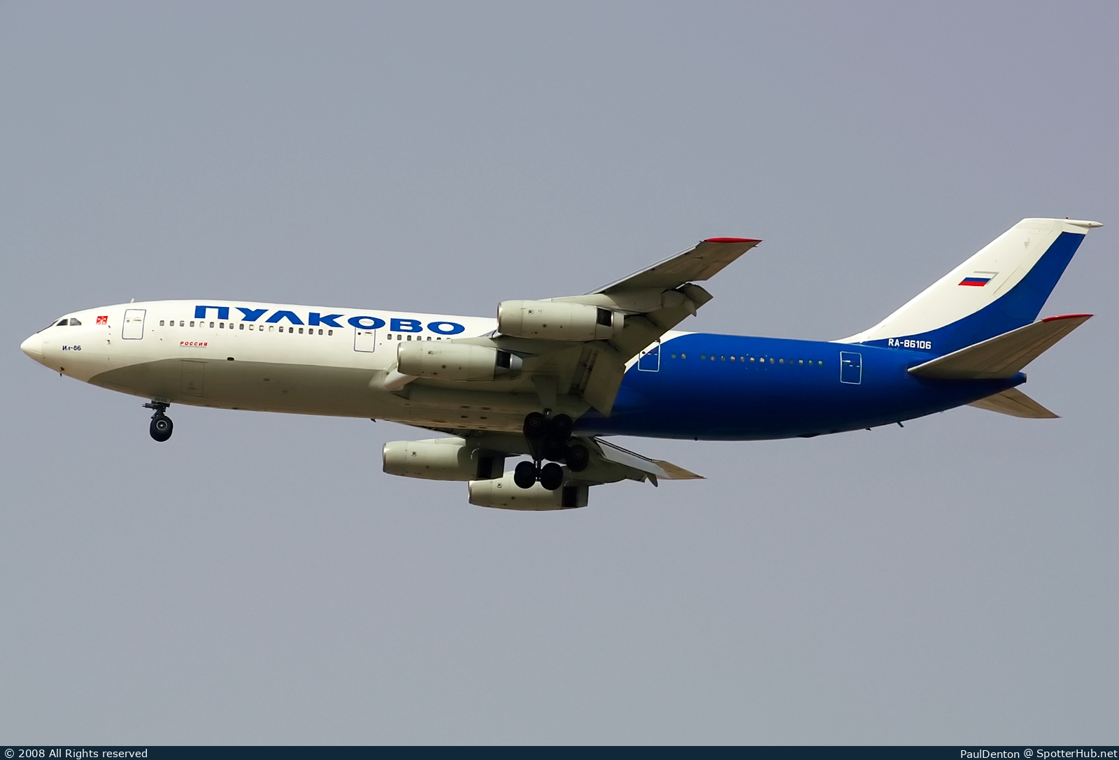Photo of RA-86106 - Ilyushin Il-86 operated by Pulkovo Aviation Enterprise