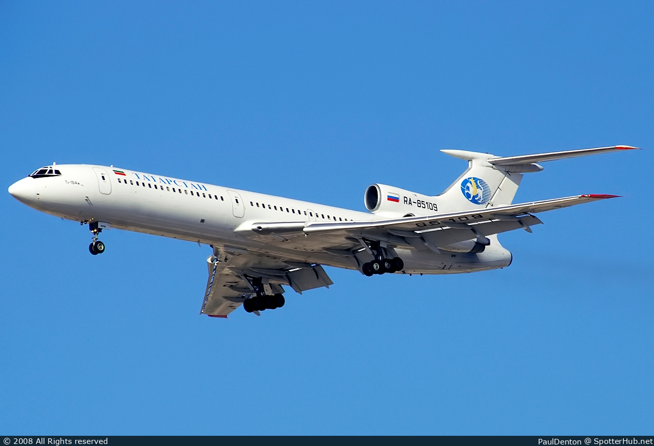 Photo of RA-85109 - Tupolev Tu-154M operated by Tatarstan Airlines