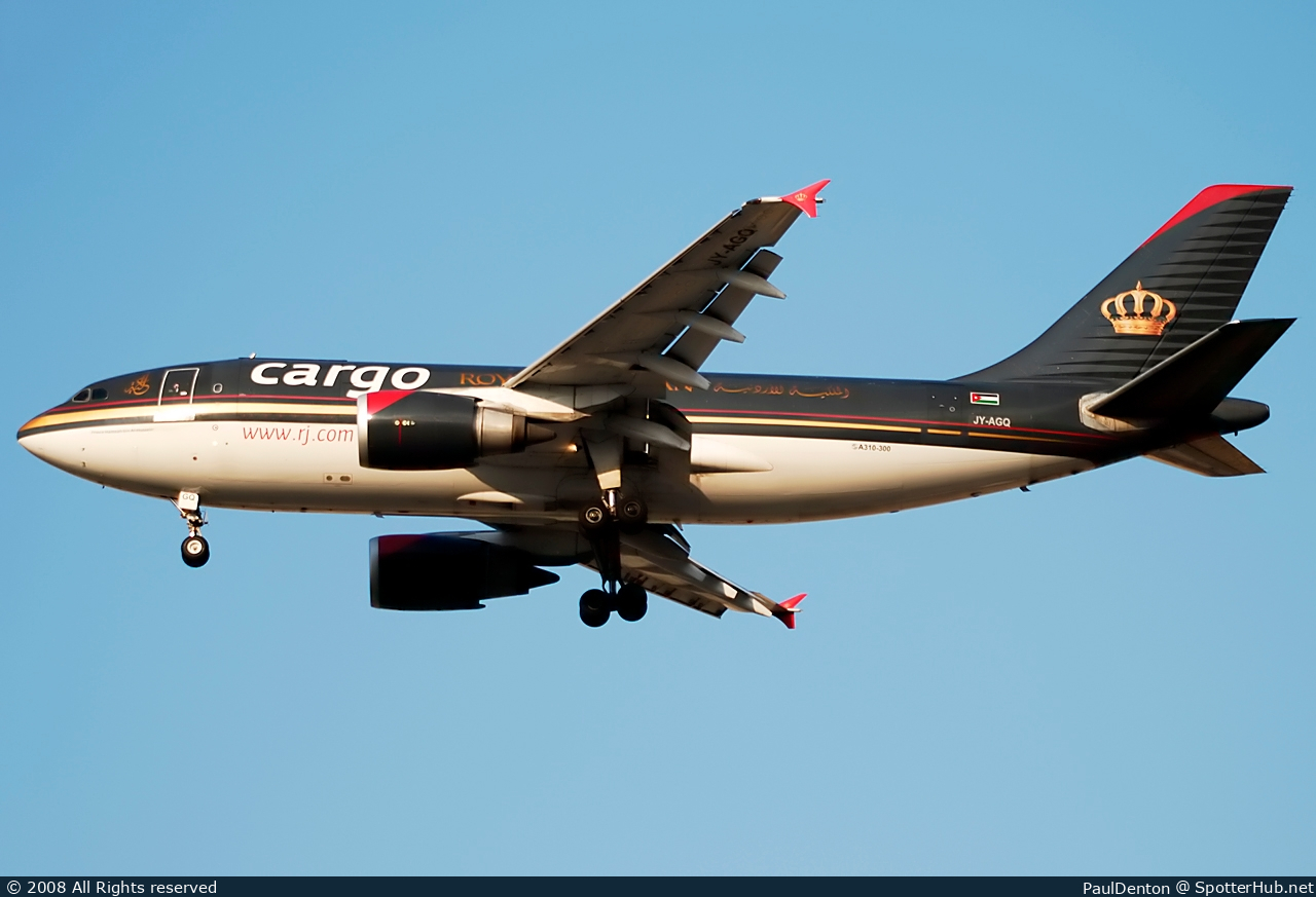 Photo of JY-AGQ - Airbus A310-304(F) operated by Royal Jordanian Cargo