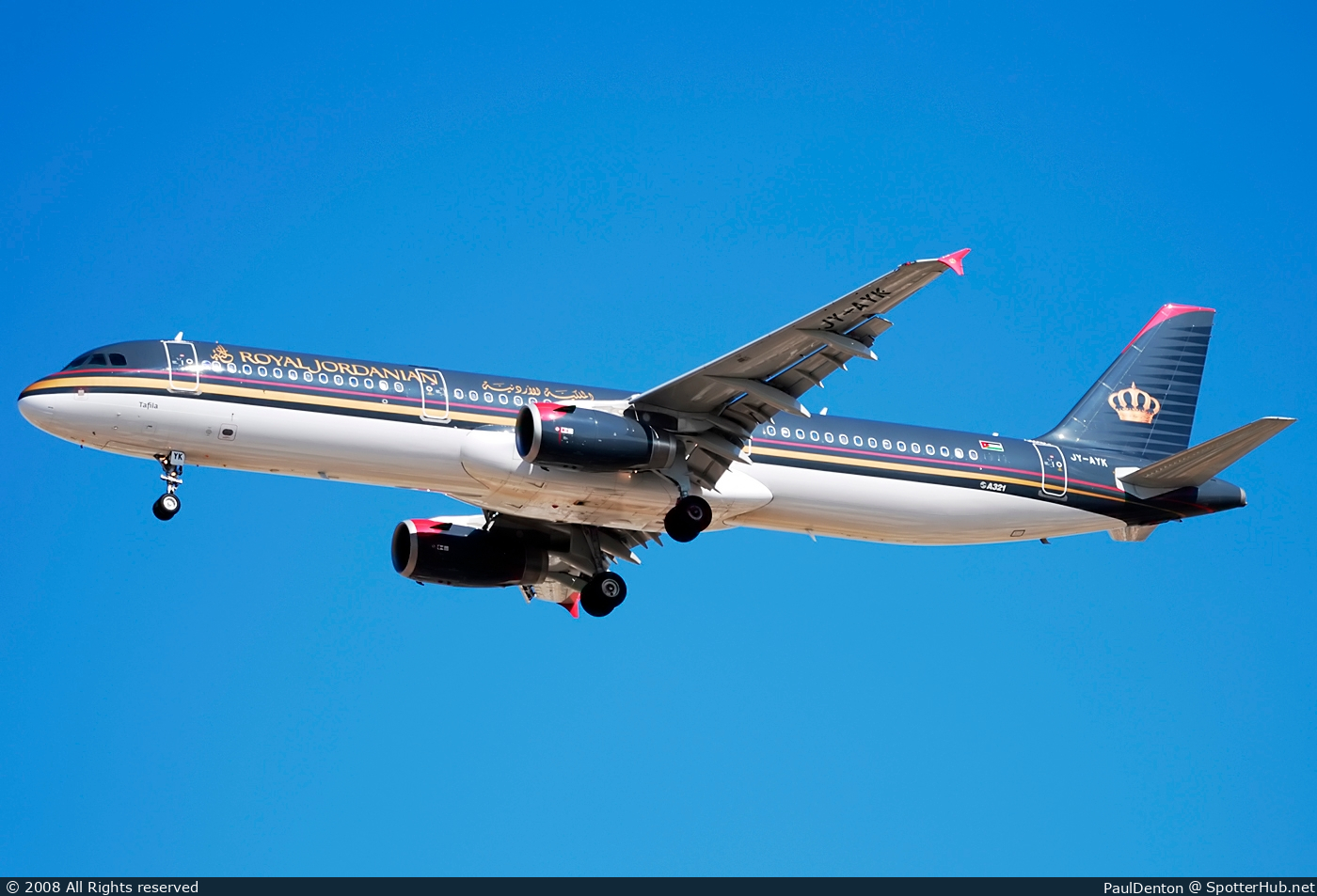 Photo of JY-AYK - Airbus A321-231 operated by Royal Jordanian Airlines