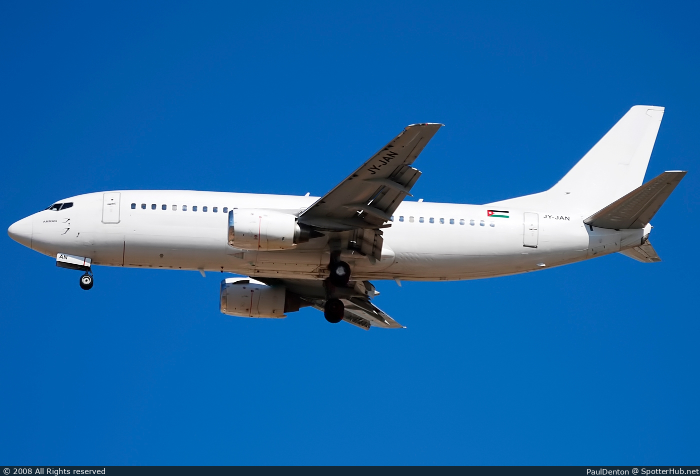 Photo of JY-JAN - Boeing 737-322 operated by Jordan Aviation