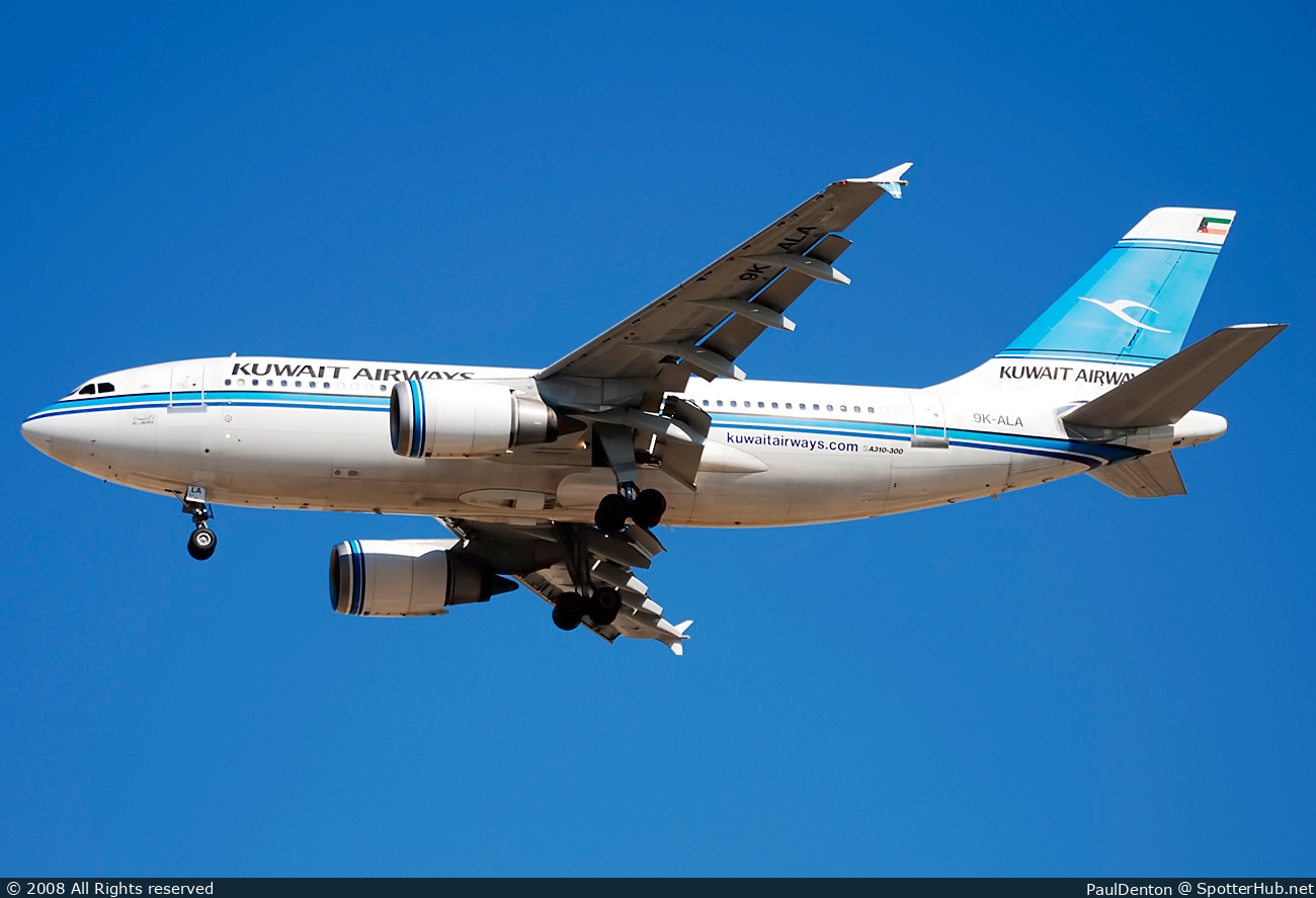Photo of 9K-ALA - Airbus A310-308 operated by Kuwait Airways