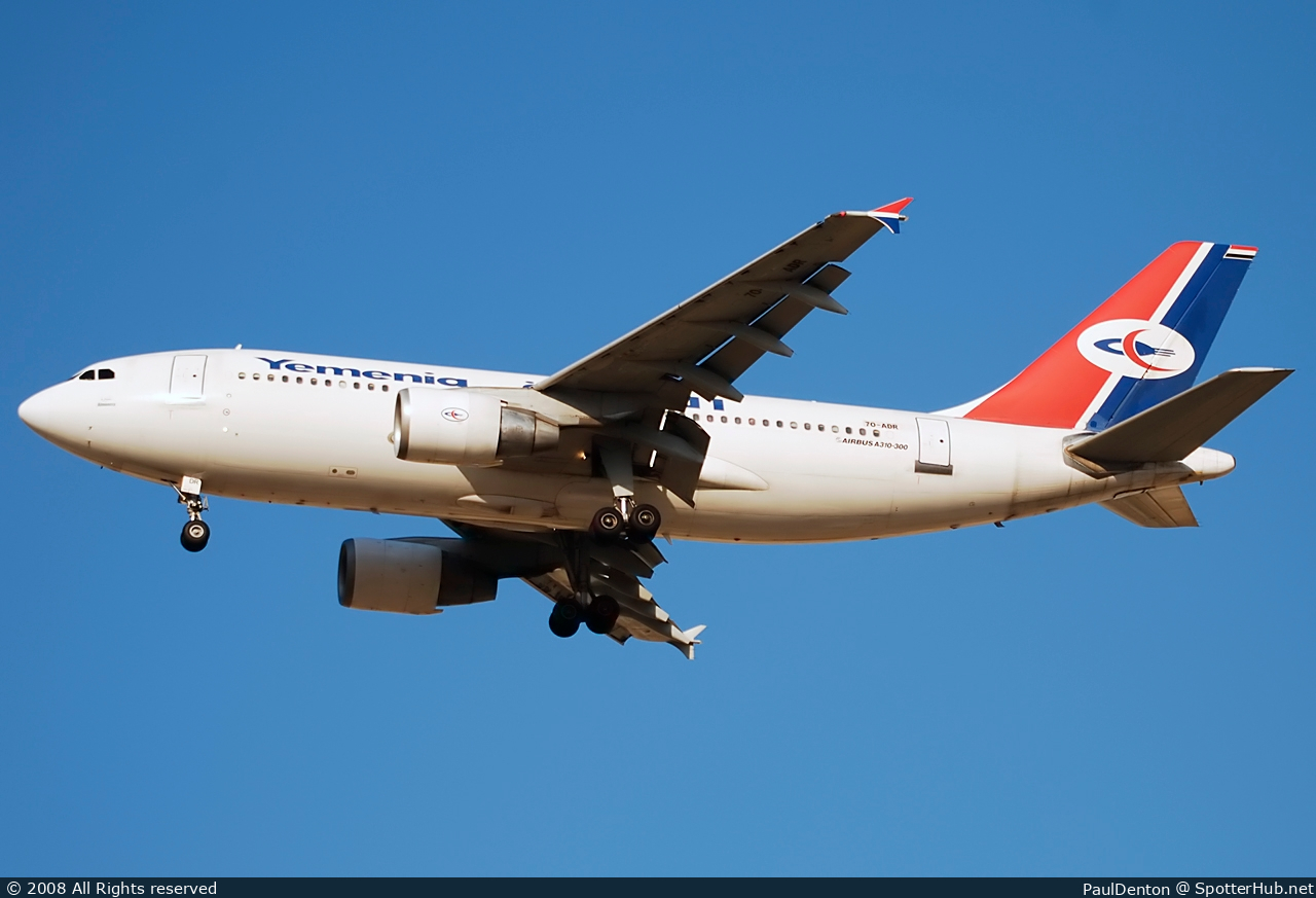 Photo of 7O-ADR - Airbus A310-324 operated by Yemenia