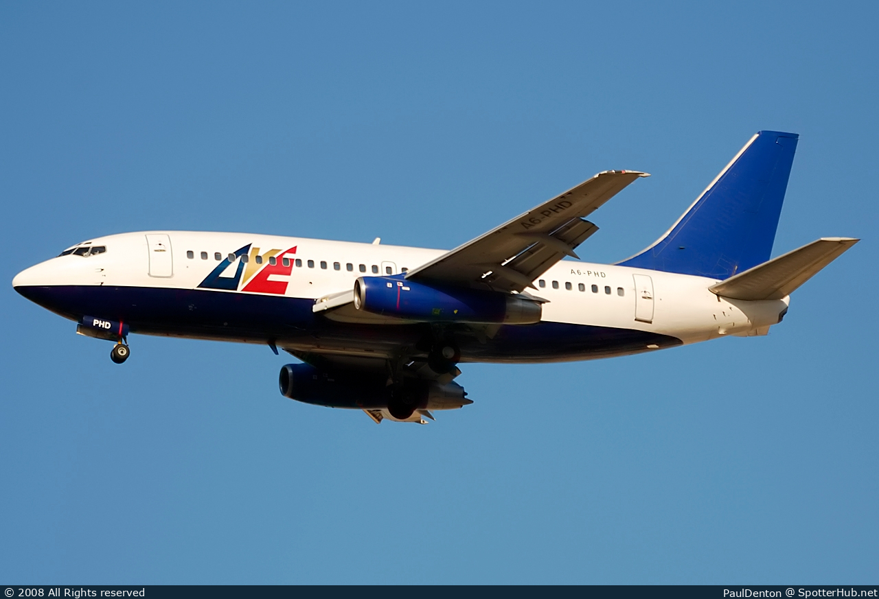 Photo of A6-PHD - Boeing 737-2T5(Adv) operated by AVE.com