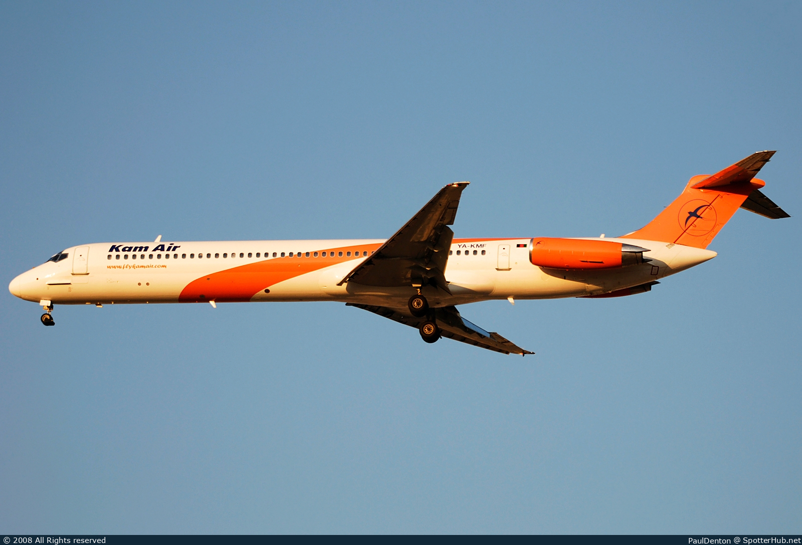 Photo of YA-KMF - McDonnell Douglas MD-82 operated by Kam Air