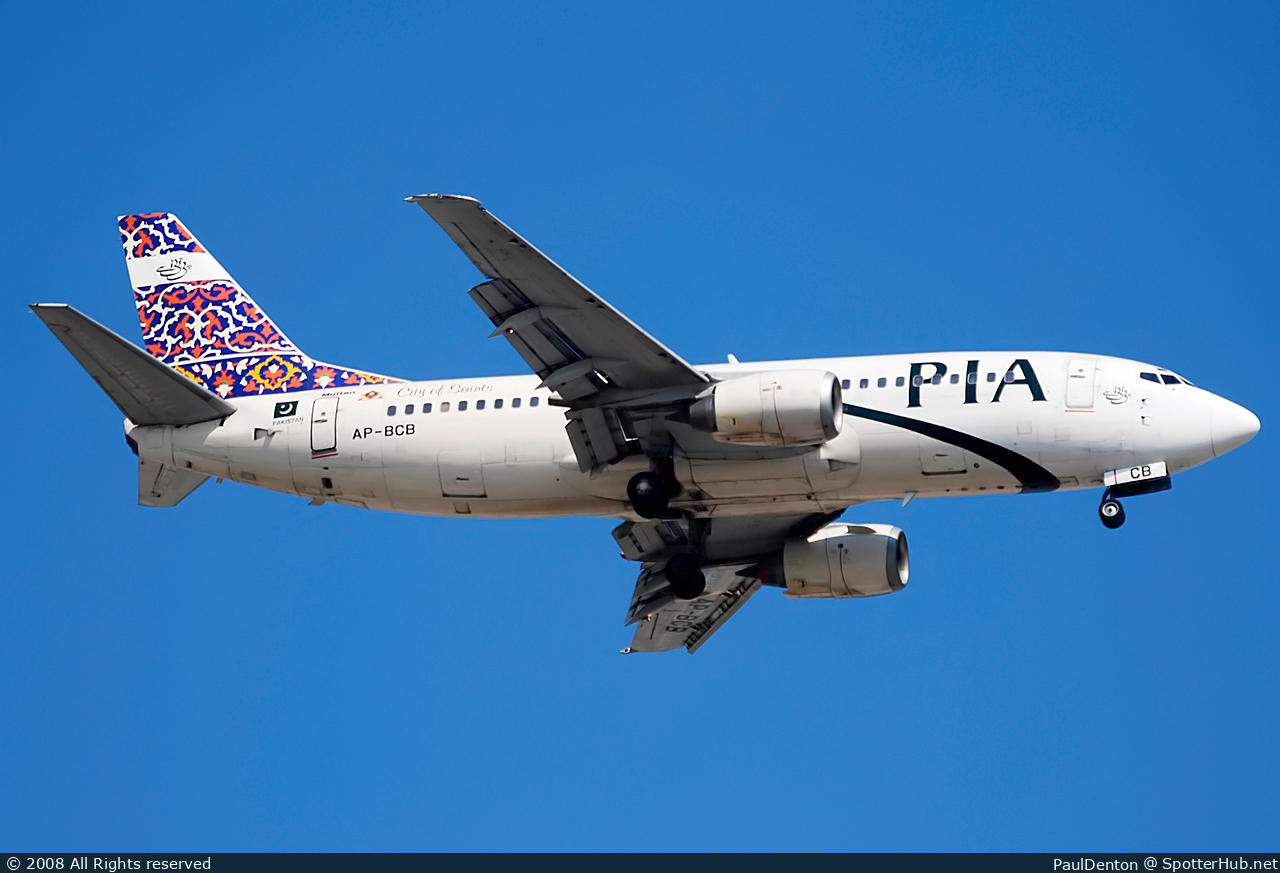 Photo of AP-BCB - Boeing 737-340 operated by PIA Pakistan International Airlines