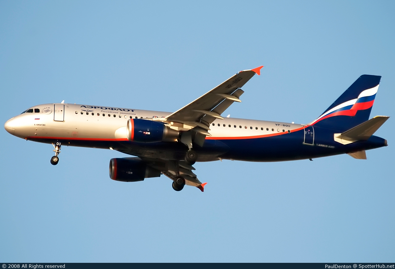 Photo of VP-BQU - Airbus A320-214 operated by Aeroflot