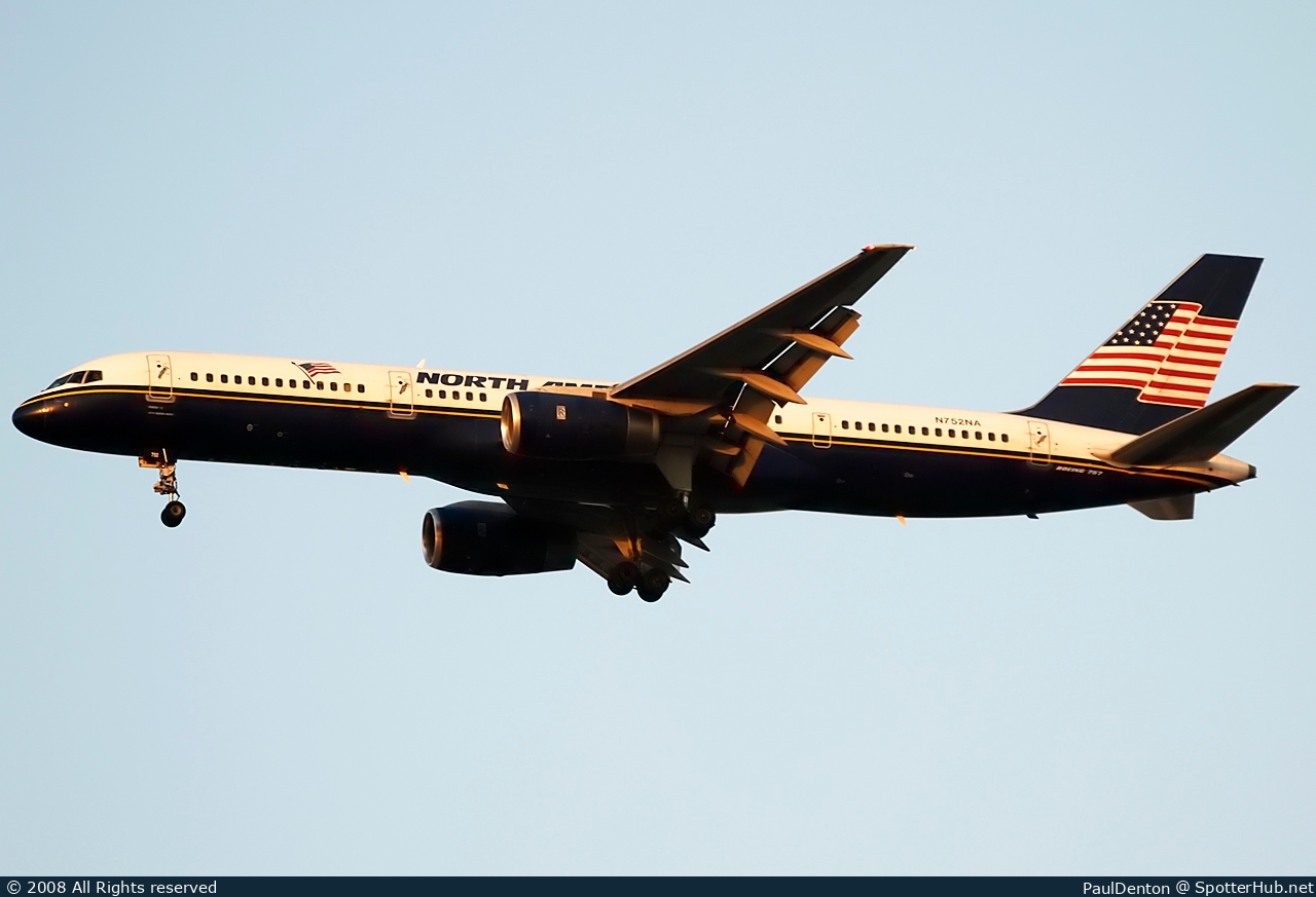 Photo of N752NA - Boeing 757-28A operated by North American Airlines
