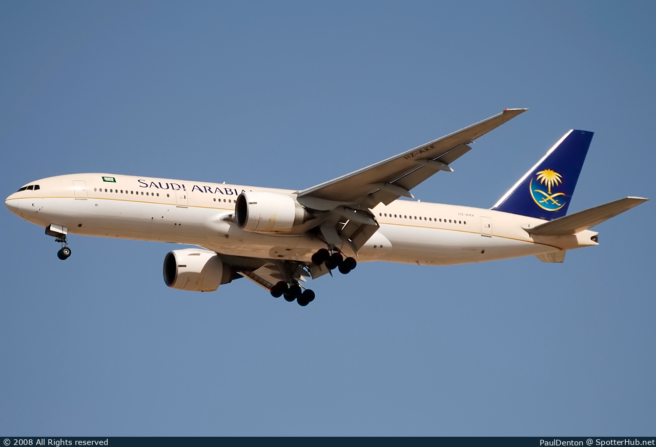 Photo of HZ-AKK - Boeing 777-268(ER) operated by Saudi Arabian Airlines