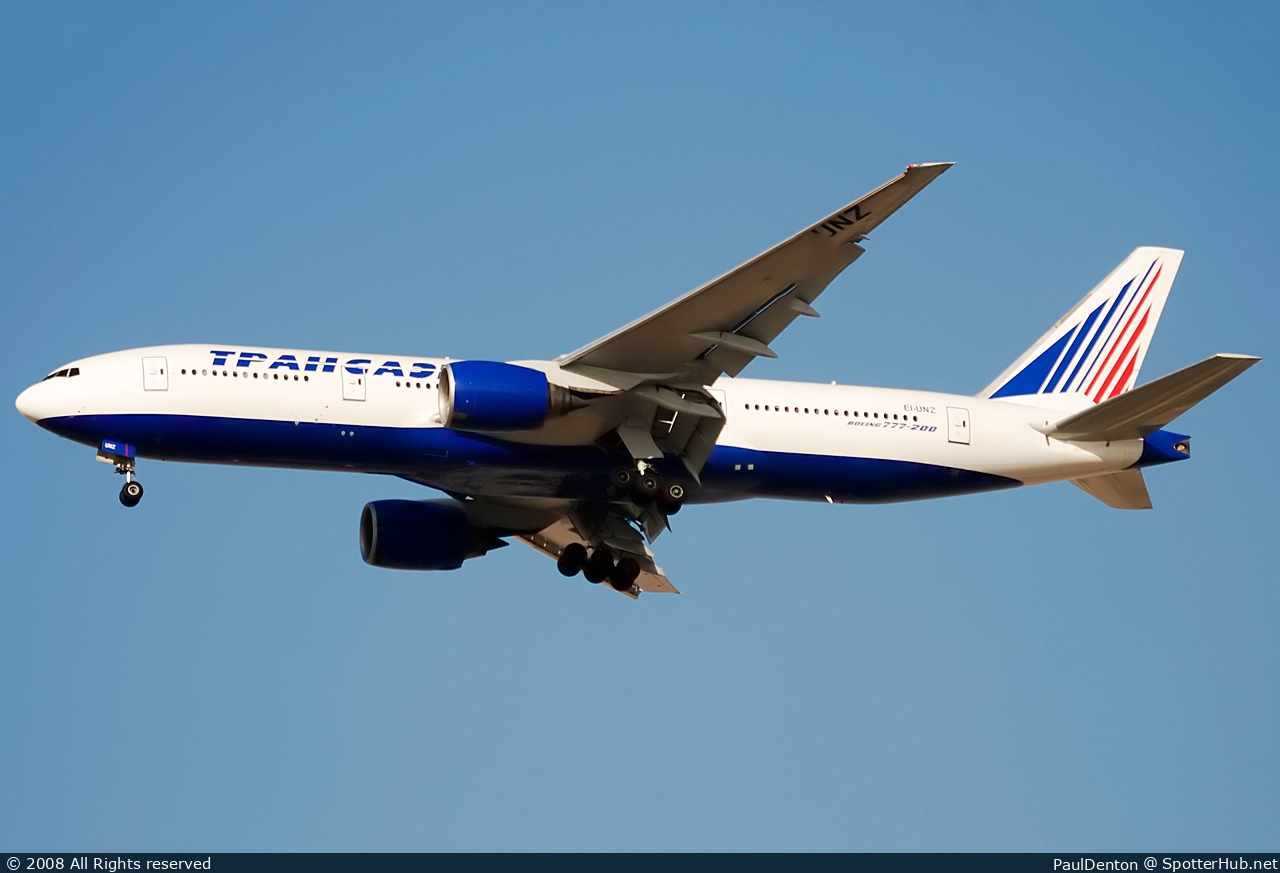 Photo of EI-UNZ - Boeing 777-222 operated by Transaero