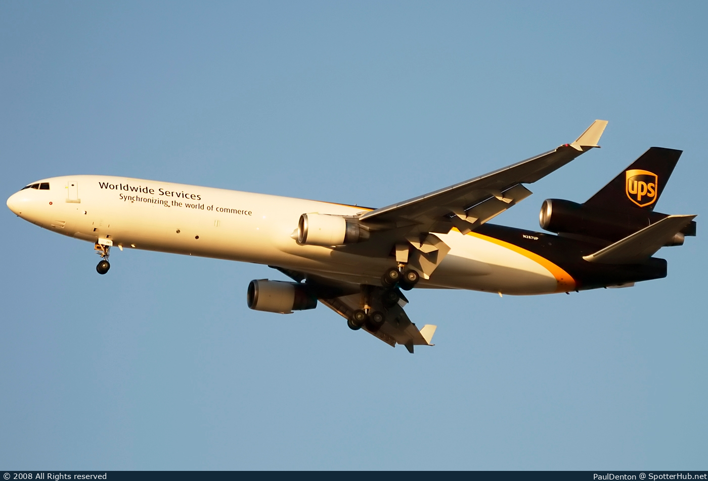 Photo of N287UP - McDonnell Douglas MD-11(F) operated by UPS United Parcel Service