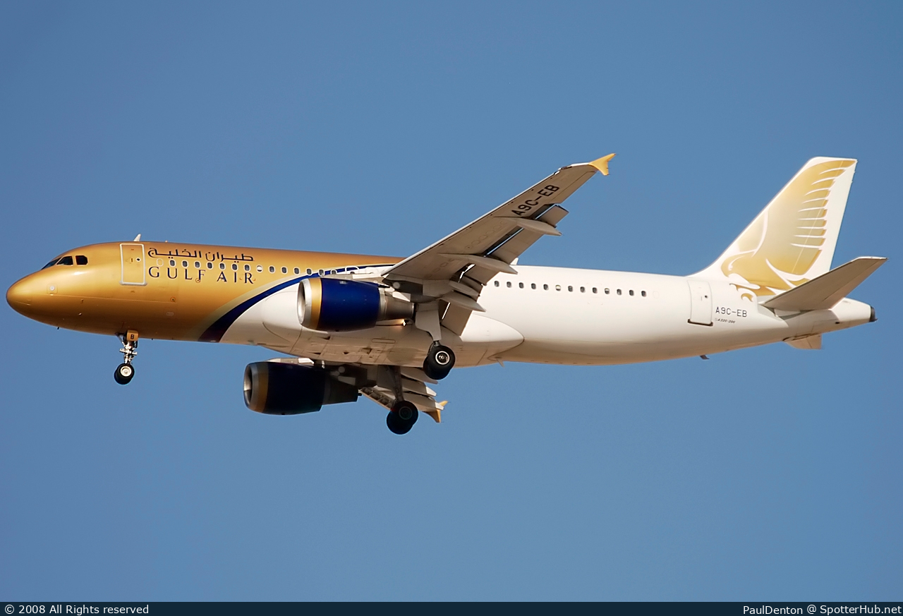 Photo of A9C-EB - Airbus A320-212 operated by Gulf Air