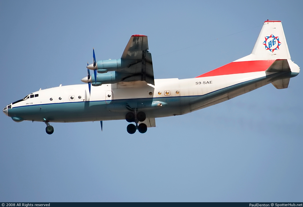 Photo of S9-SAE - Antonov An-12B operated by British Gulf International Airlines