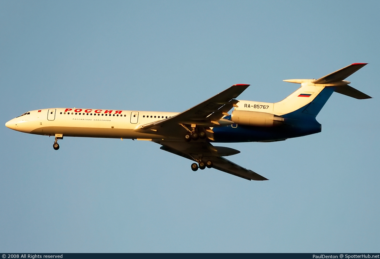 Photo of RA-85767 - Tupolev Tu-154M operated by Rossiya Airlines