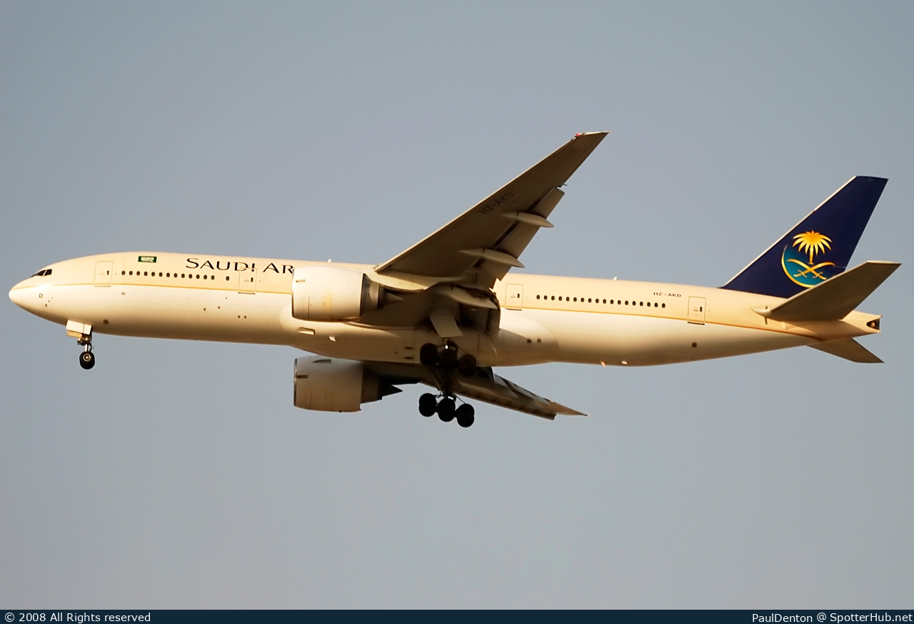 Photo of HZ-AKD - Boeing 777-268(ER) operated by Saudi Arabian Airlines