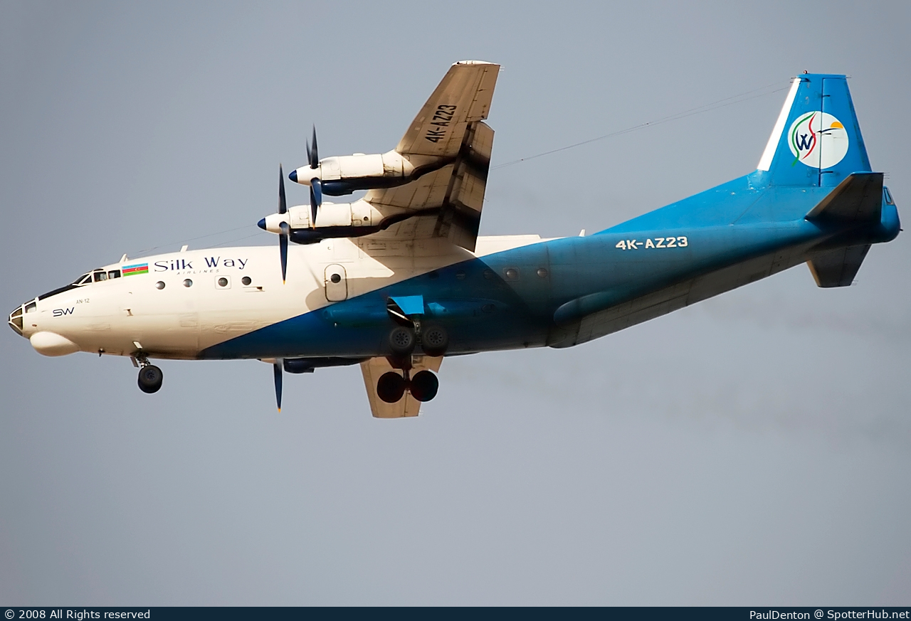 Photo of 4K-AZ23 - Antonov An-12BP operated by Silk Way Airlines