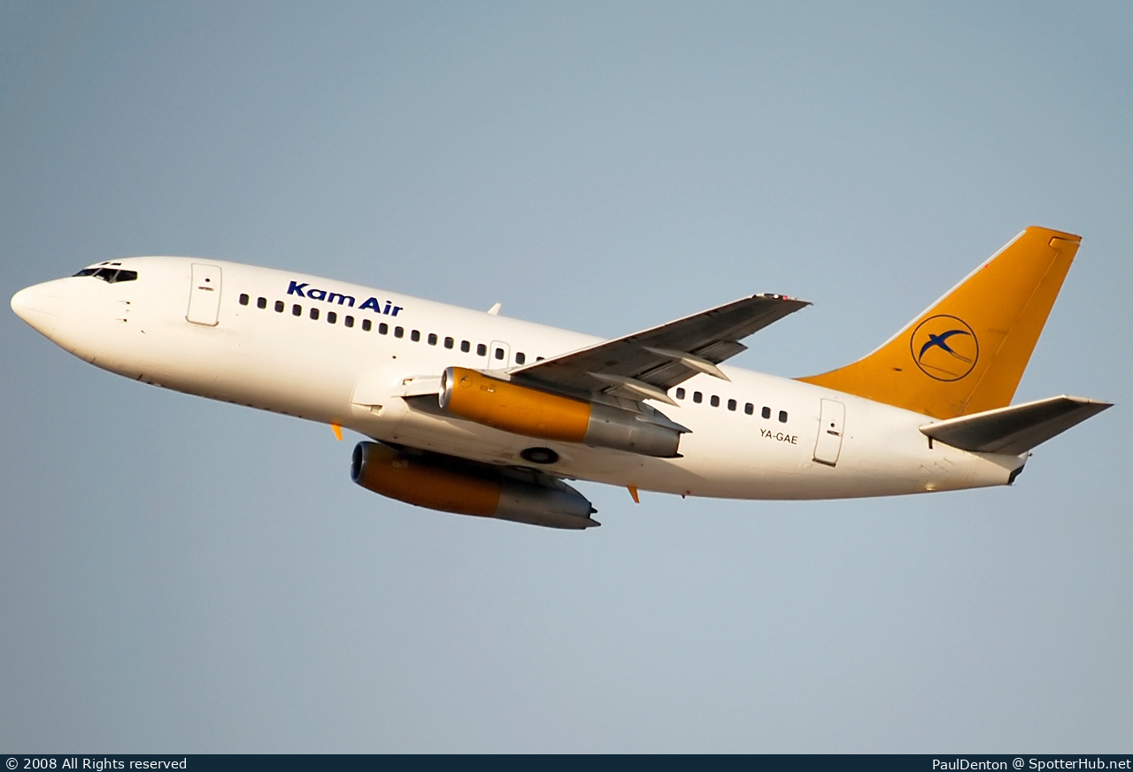 Photo of YA-GAE - Boeing 737-247(Adv) operated by Kam Air