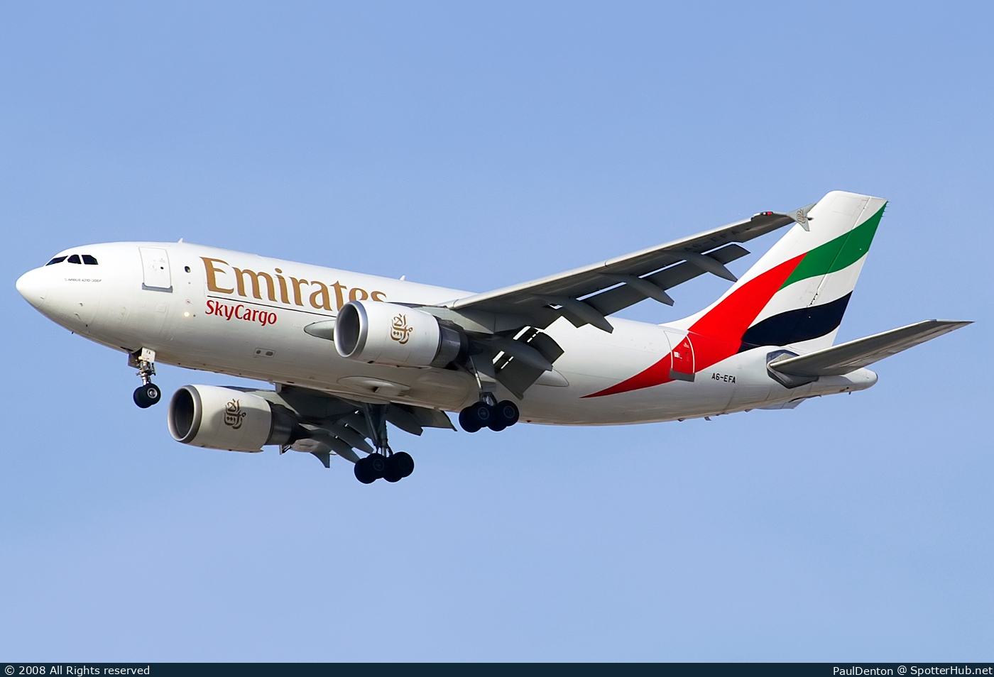 Photo of A6-EFA - Airbus A310-308(F) operated by Emirates SkyCargo