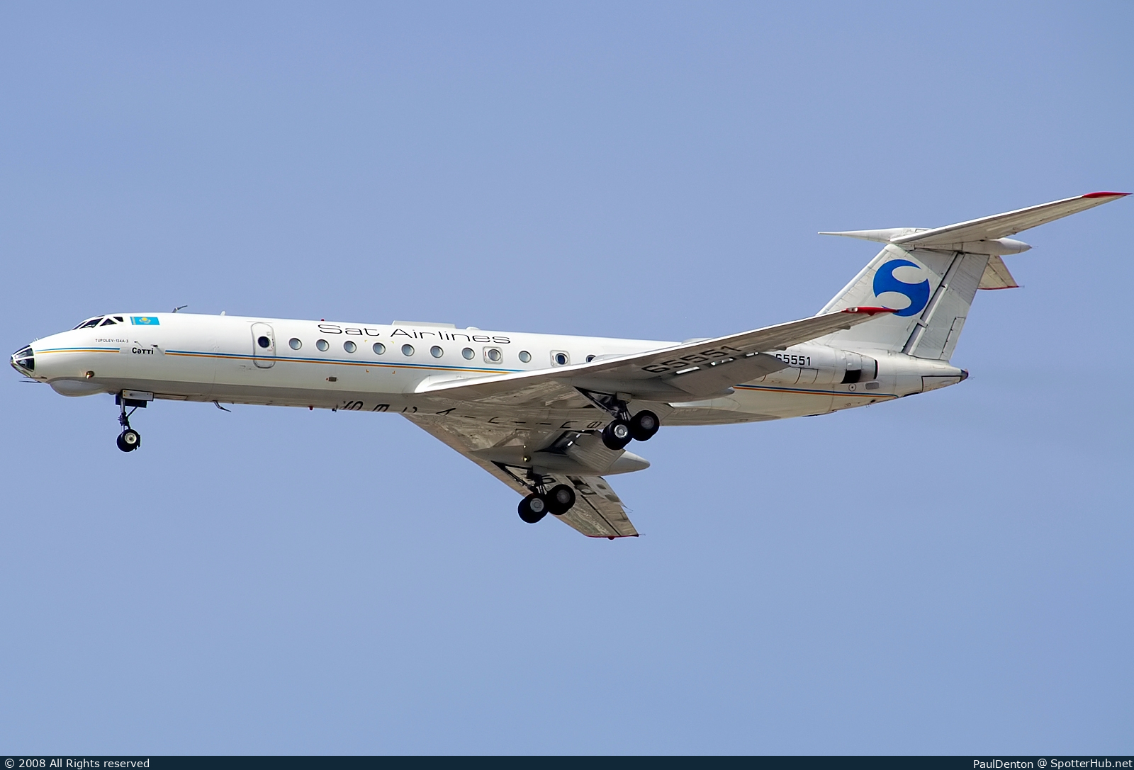 Photo of UN-65551 - Tupolev Tu-134A-3 operated by SAT Sakhalin Airlines