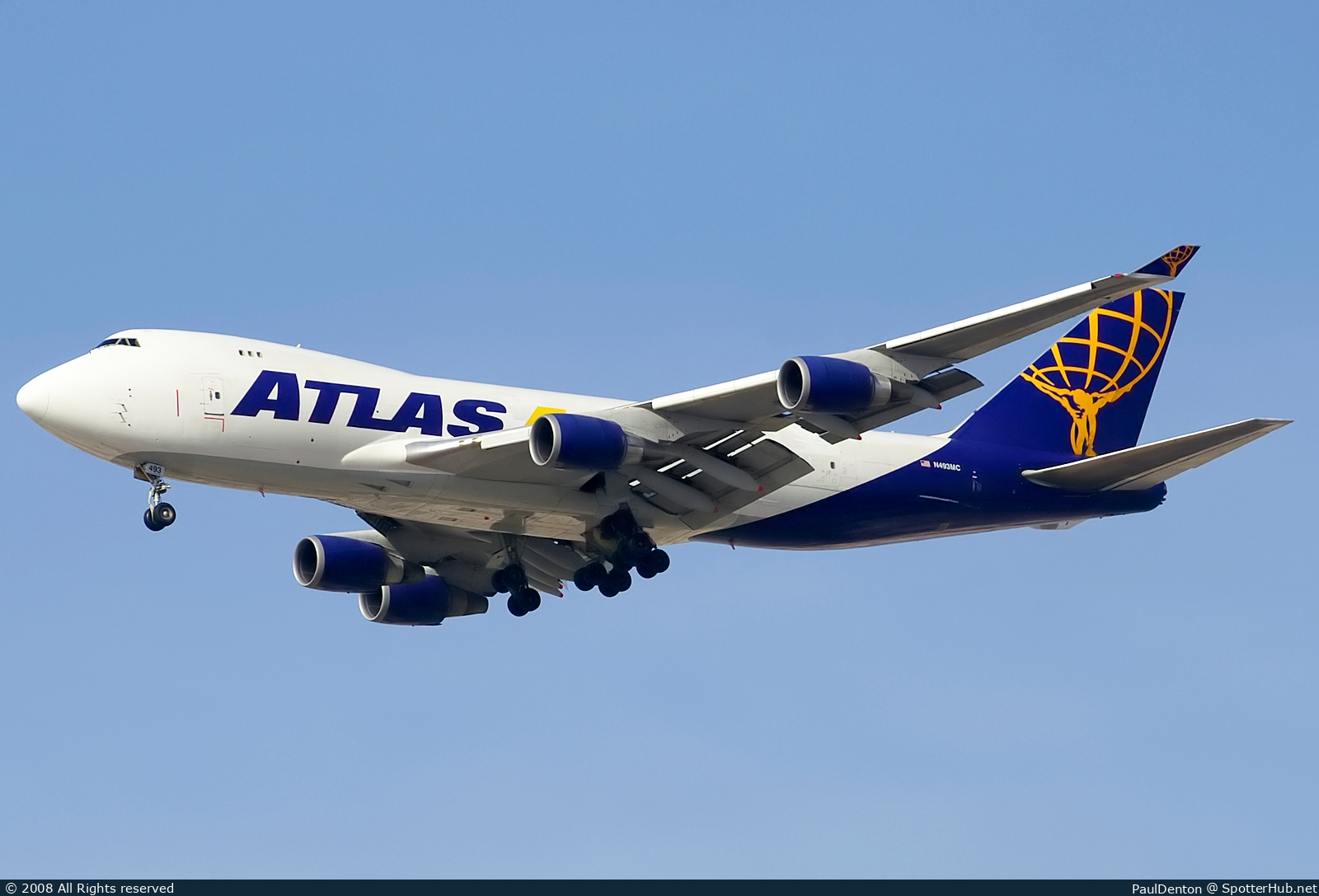 Photo of N493MC - Boeing 747-47UF operated by Atlas Air