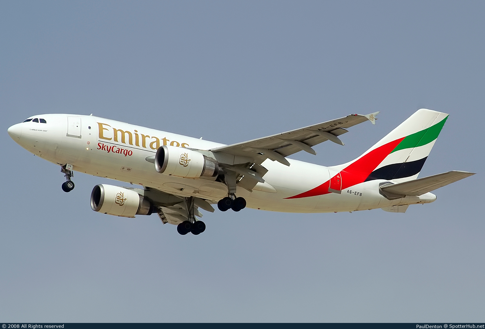 Photo of A6-EFB - Airbus A310-308(F) operated by Emirates SkyCargo