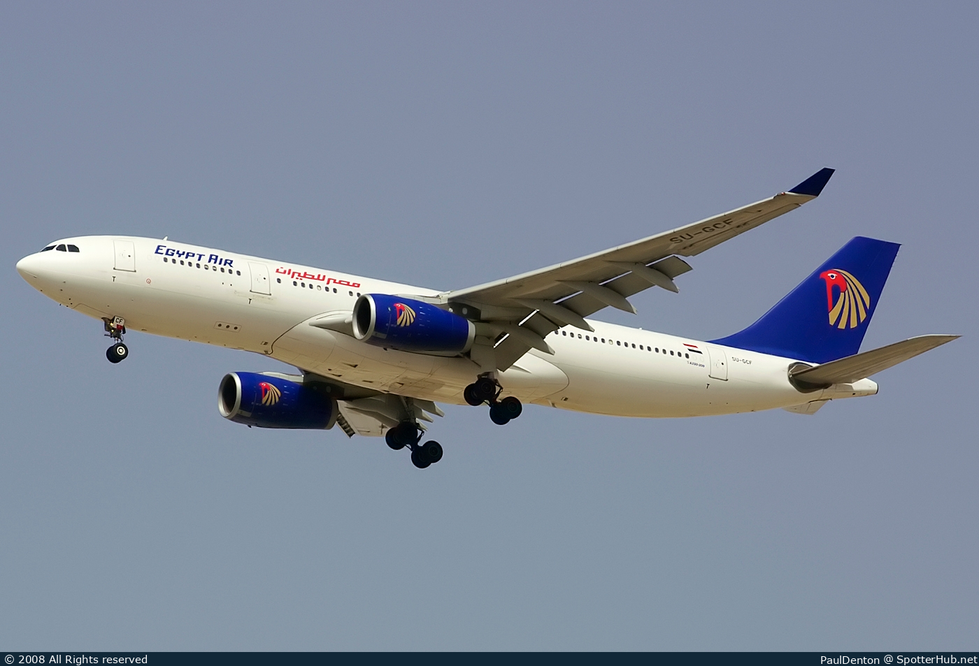 Photo of SU-GCF - Airbus A330-243 operated by Egyptair