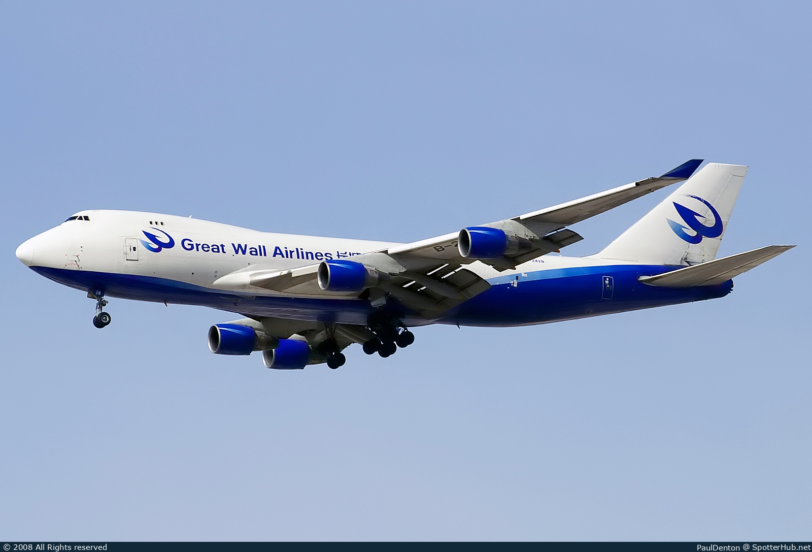 Photo of B-2428 - Boeing 747-412F operated by Great Wall Airlines