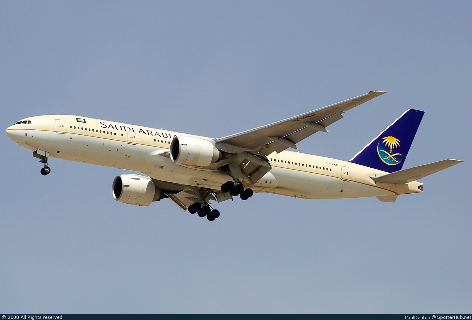Photo of HZ-AKG - Boeing 777-268(ER) operated by Saudi Arabian Airlines