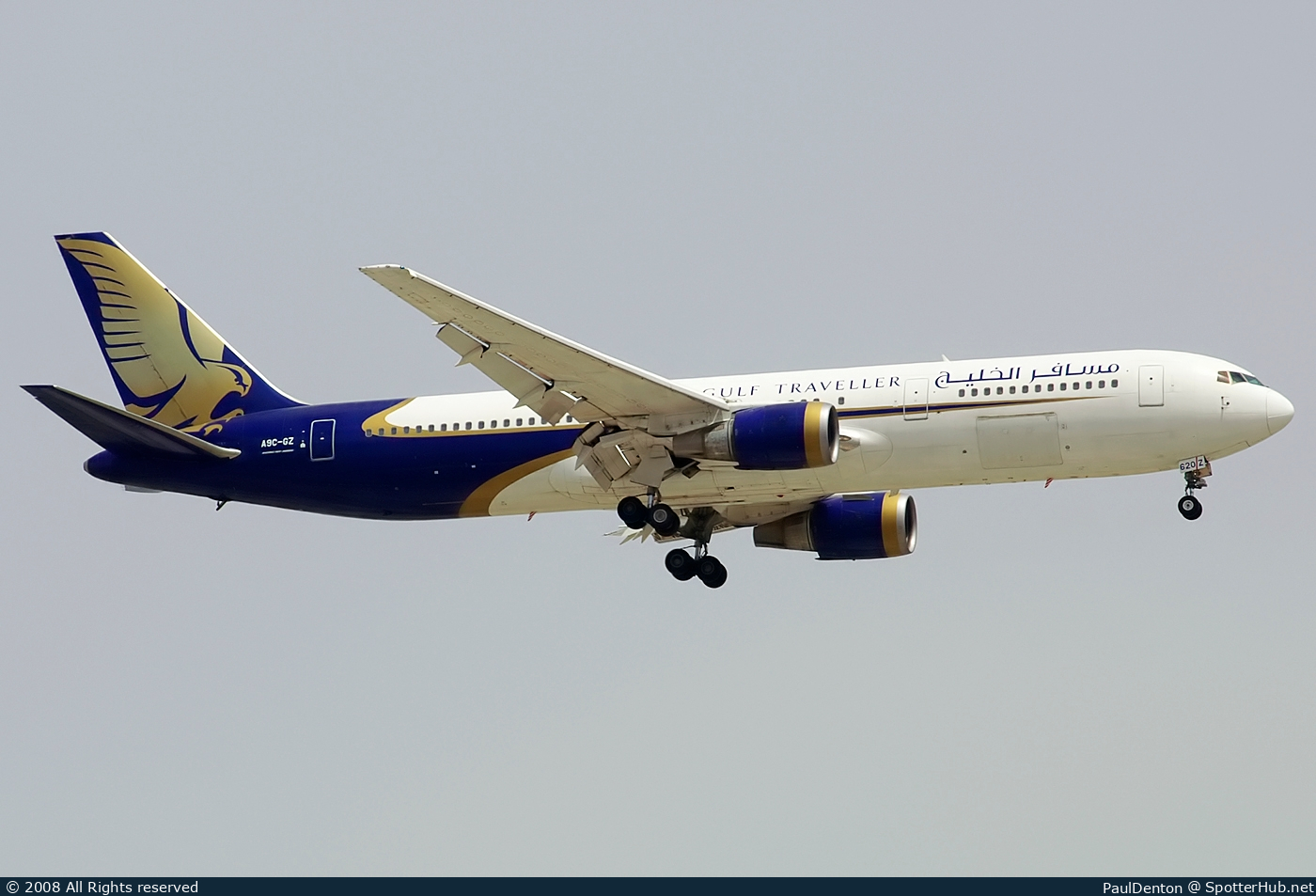 Photo of A9C-GZ - Boeing 767-3P6(ER) operated by Gulf Traveller