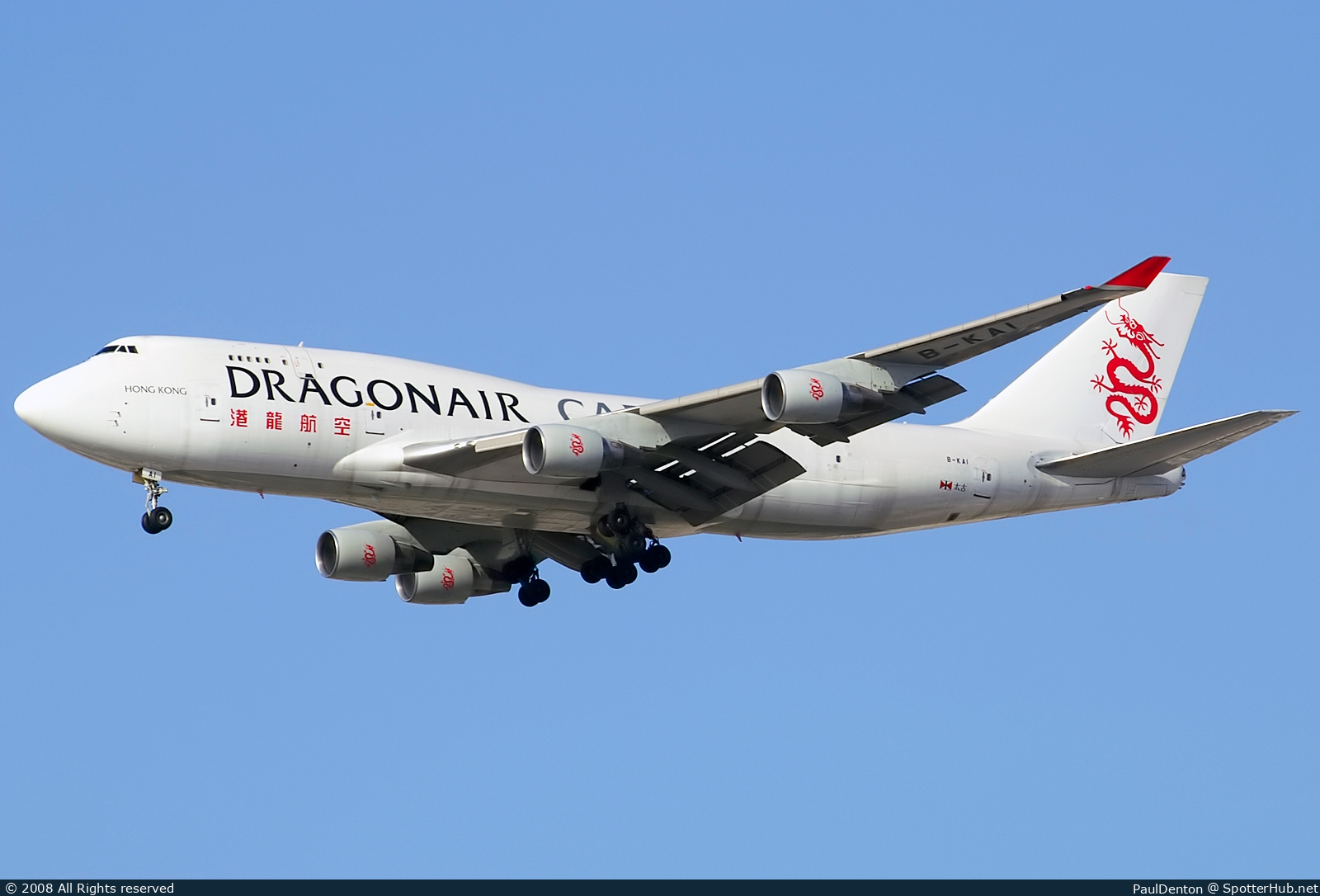 Photo of B-KAI - Boeing 747-412(BCF) operated by Dragonair Cargo