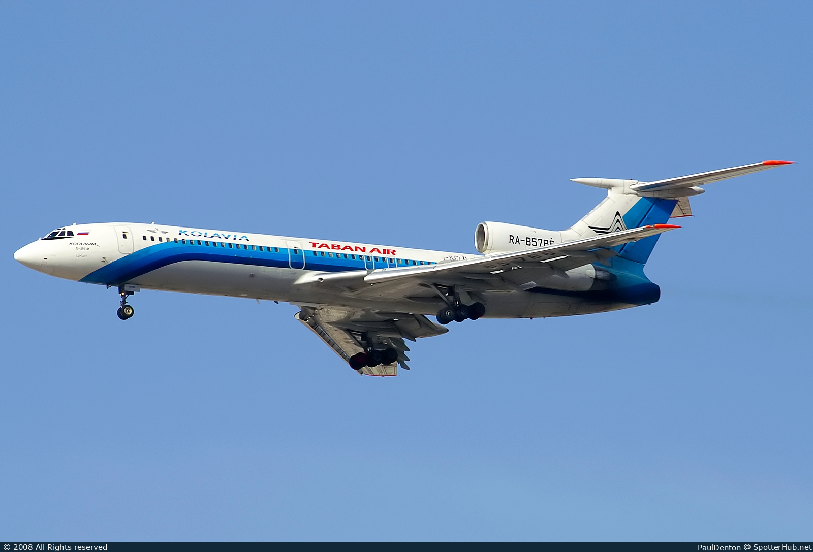 Photo of RA-85786 - Tupolev Tu-154M operated by Taban Air (opb Kolavia)