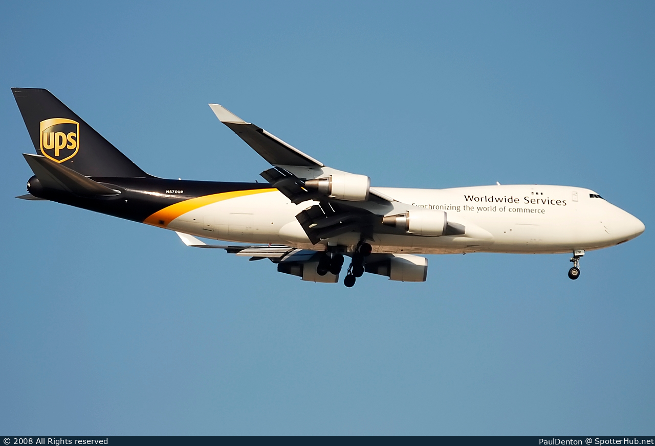 Photo of N570UP - Boeing 747-44AF operated by UPS United Parcel Service