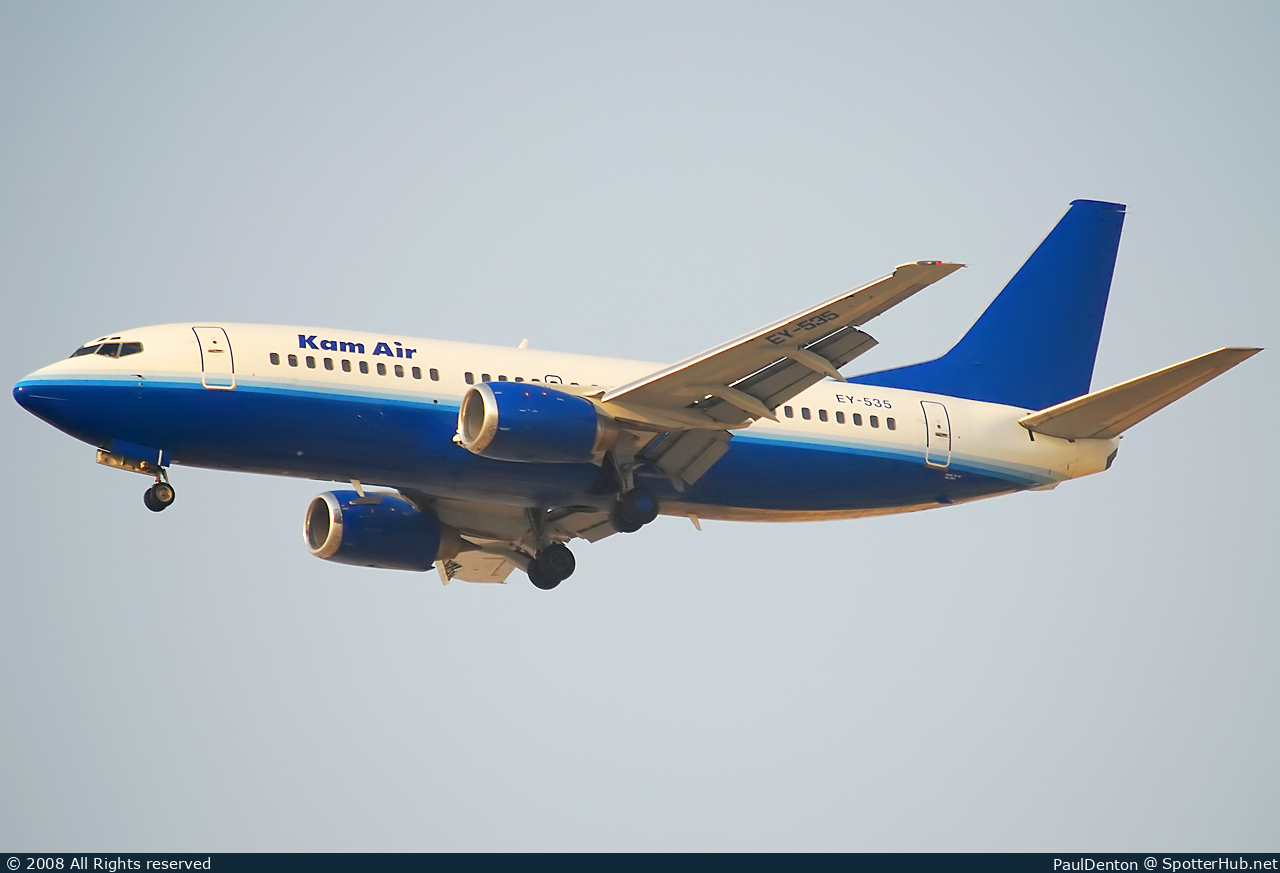 Photo of EY-535 - Boeing 737-301 operated by Kam Air (opb East Air)