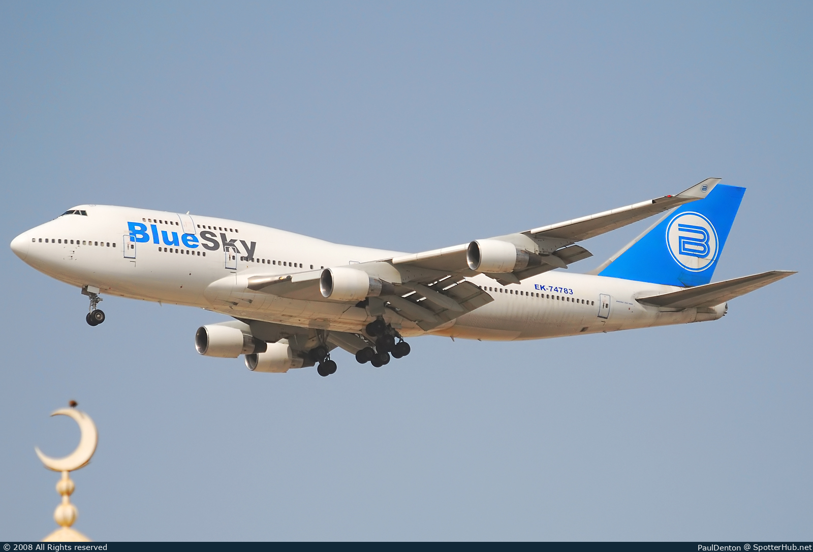 Photo of EK74783 - Boeing 747-422 operated by Blue Sky