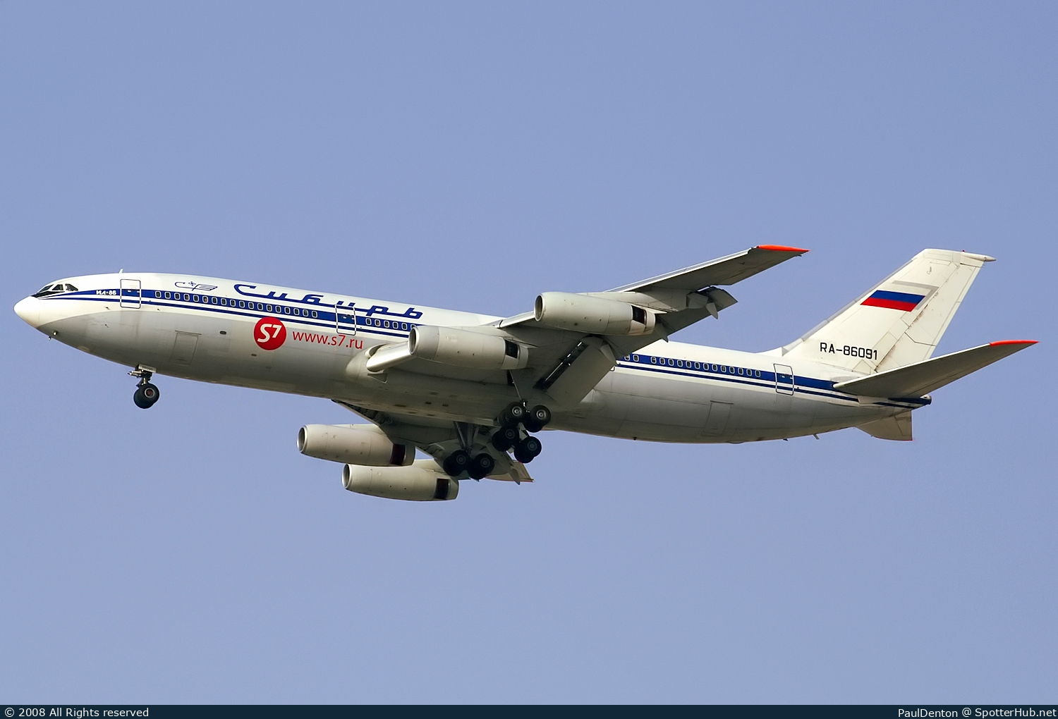 Photo of RA-86091 - Ilyushin Il-86 operated by S7 Airlines