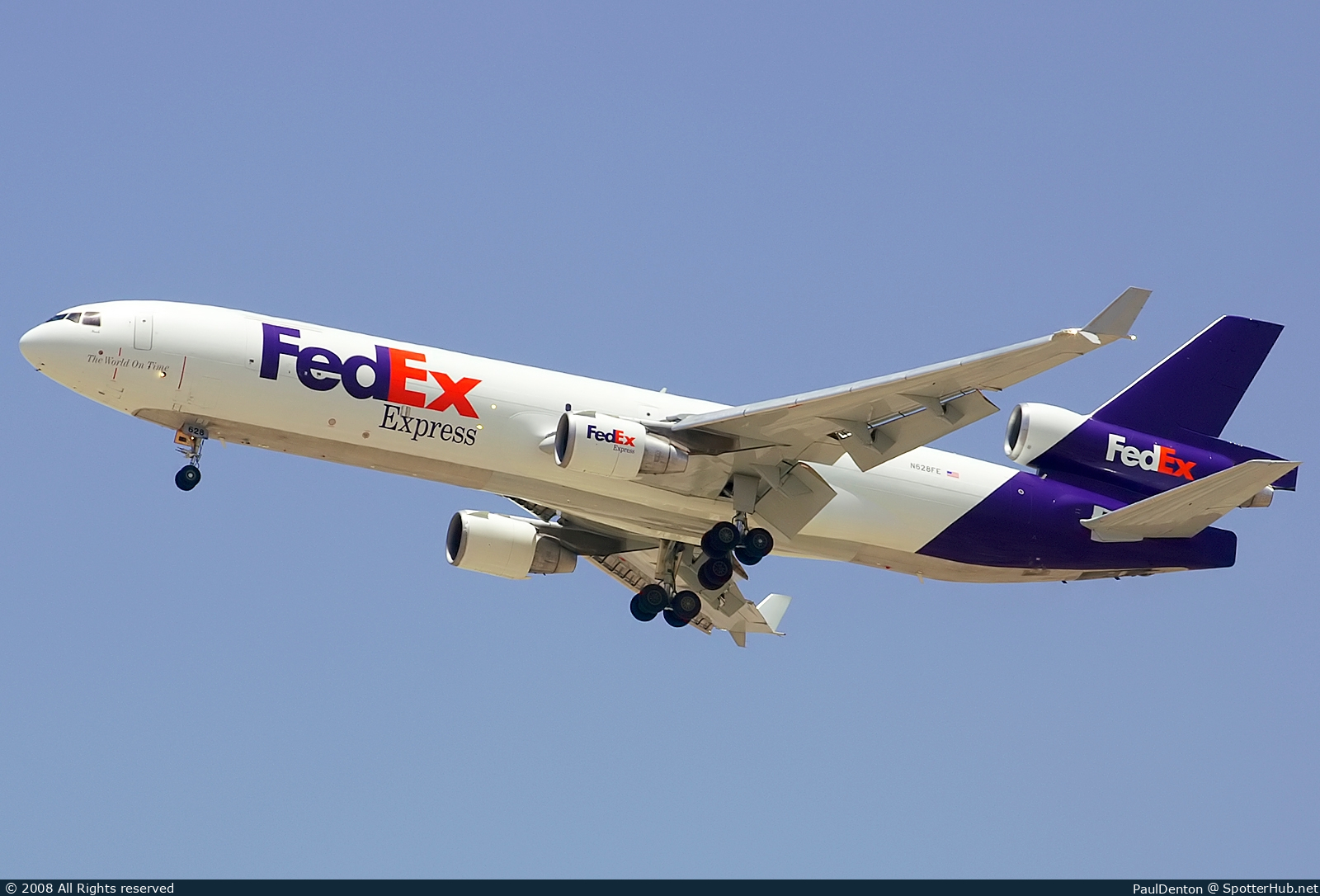 Photo of N628FE - McDonnell Douglas MD-11(F) operated by FedEx