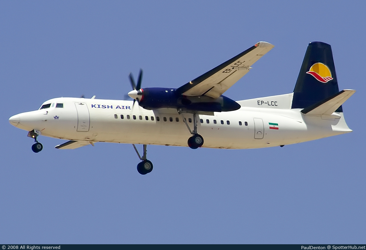 Photo of EP-LCC - Fokker 50 operated by Kish Air