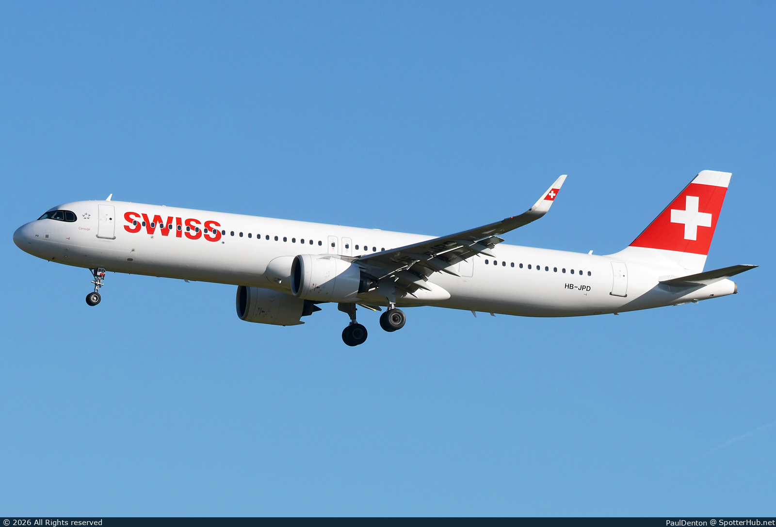 Photo of HB-JPD - Airbus A321-271NX operated by Swiss International Air Lines