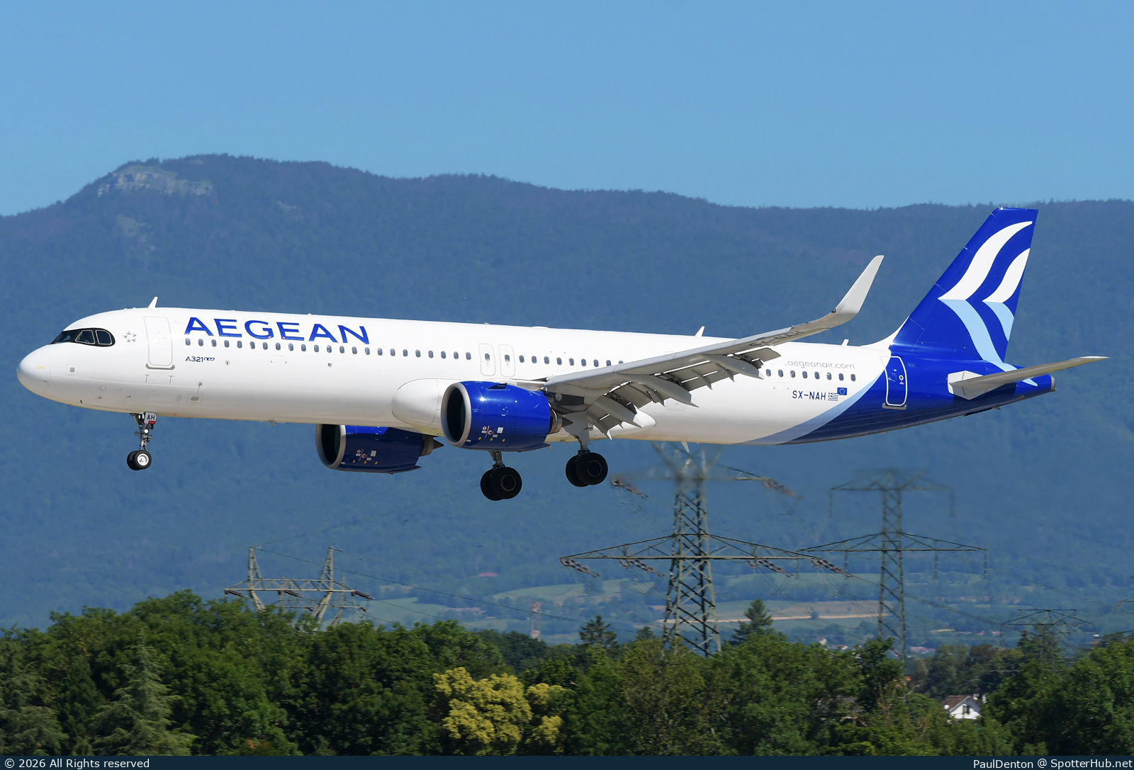 Photo of SX-NAH - Airbus A321-271NX operated by Aegean Airlines
